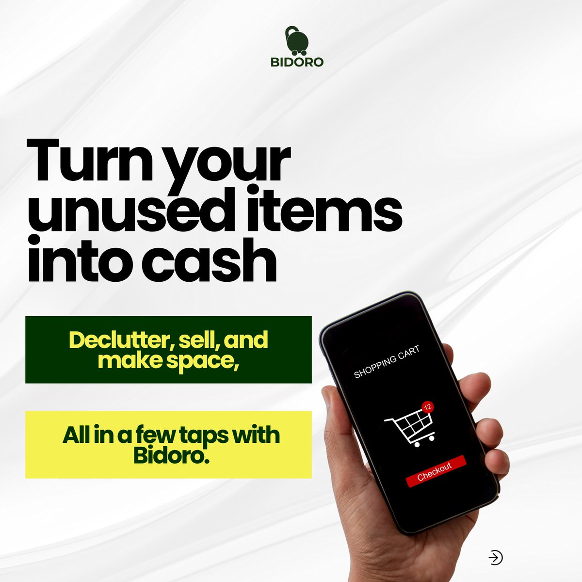 Bidoroplug's tweet image. Need that urgent 2k 😕

Instead of billing people, why not sell that item sitting idle and collecting dust.

Declutter, sell. Get paid on Bidoro.

#declutterwithpurpose #sellonbidoro #bidoro #bidoroiscomingsoon #makequickmoney #pastorjerryeze #Kiahavertz #arsenal