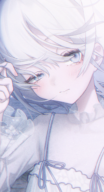 白髪儚げ美少女ですねこれ