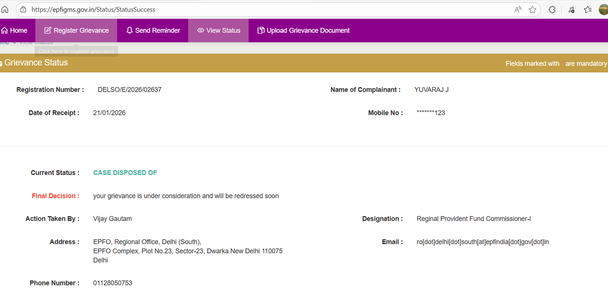 Yuvarajsah's tweet photo. @officialepfo @SanjayMaha9387 @epfodelhisouth @LabourMinistry @epfodelhiwest @ShobhaBJP @mansukhmandviya @PIB_India @PMOIndia @_DigitalIndia @rameshramji Team EPFO when my amount to be credited as already delayed  

Request official to kindly inform date of credit. https://t.co/qTbM2mQtEr