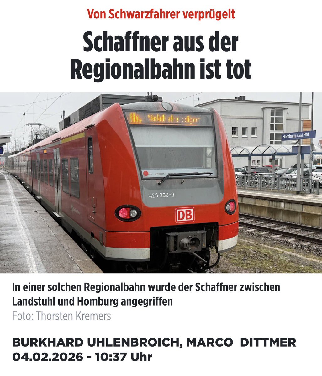 EWagensveld's tweet image. Conducteur Serkan (36) is tijdens een ticketcontrole in een trein zo heftig geslagen door een groep van vier personen, dat hij op het perron moest worden gereanimeerd en in het ziekenhuis is overleden. De dader schijnt een 26-jarige man met de Griekse nationaliteit zonder vaste…