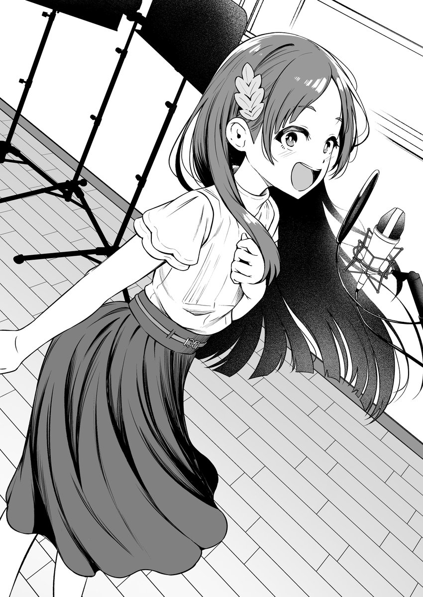 Voレッスン中に先生に気づいた千奈ちゃん #学マスFA #倉本千奈