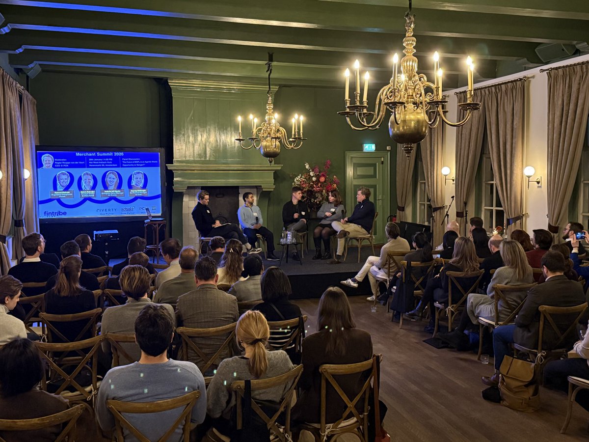 TeddyGraphics's tweet photo. Our founder, Piotr Wilk took his part at “Merchant Summit 2026” by Fintribe, in Amsterdam 🇳🇱 sharing his thoughts on creating trust in Payment Experience.

Also we’ve been honoured to support “Merchant Summit 2026” by taking care of the event’s graphic design needs ✨ https://t.co/JBYKhafYdR
