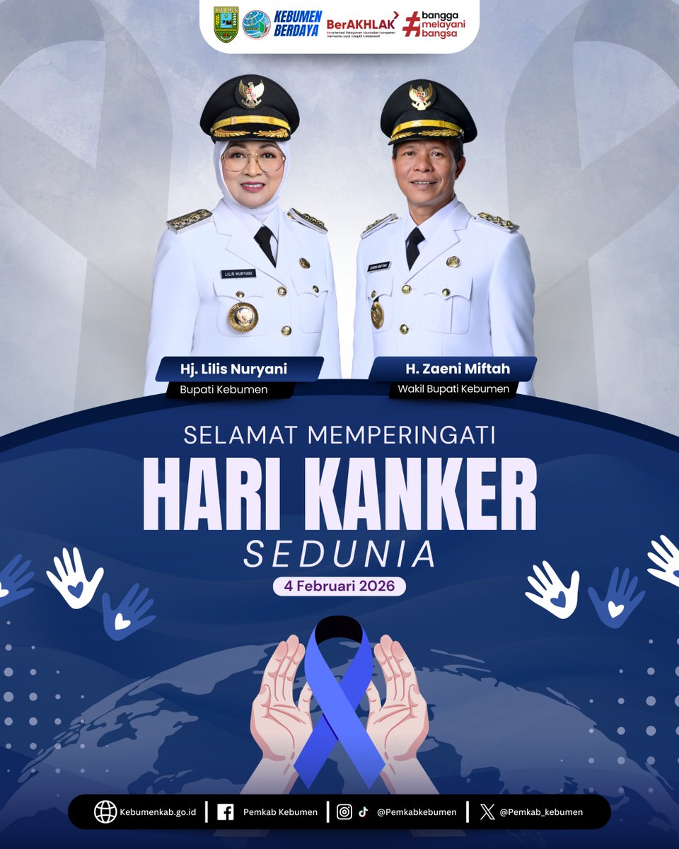 Selamat Memperingati Hari Kanker Sedunia 🎗️

#dukcapilprima
#pemkabkebumen
#harikankersedunia