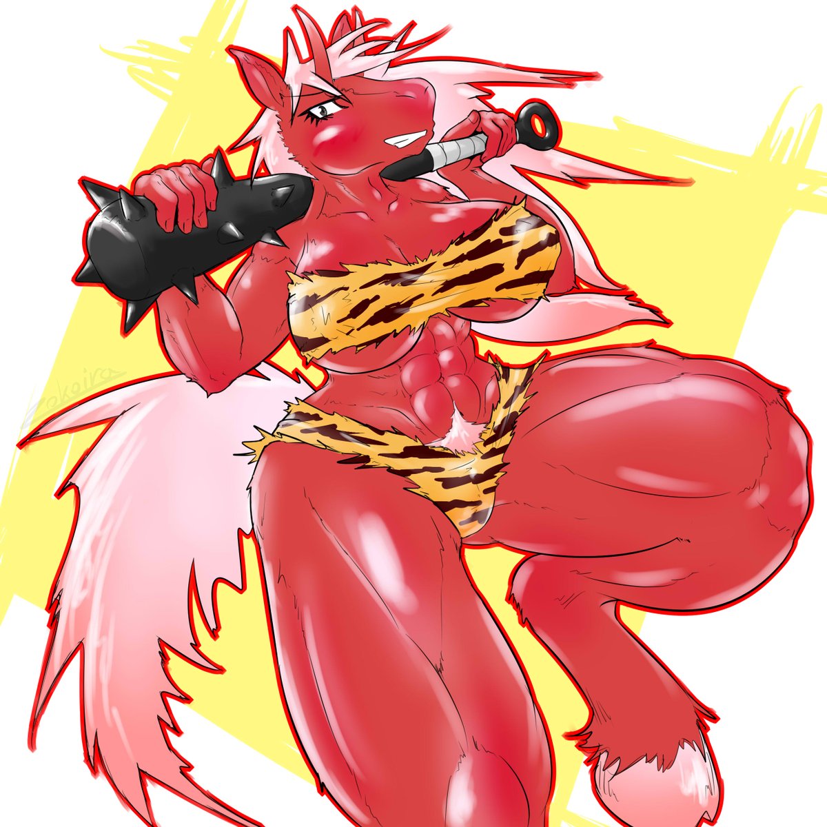 #メスケモ
バイコーンです 