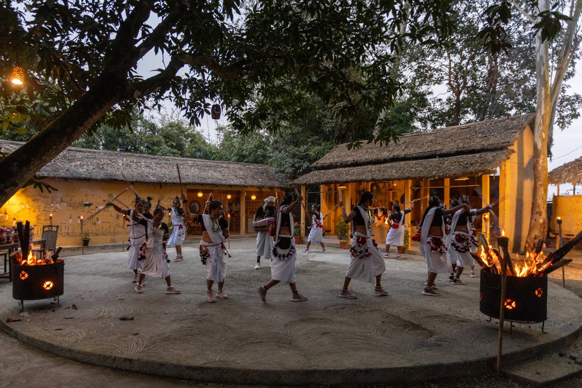 nepaltourismb's tweet photo. ✨Experience the vibrant #Tharu heritage at #Gaindakot, #Nawalparasi Nestled amid mango orchards near #ChitwanNationalPark, the Tharu cultural retreat offers immersive #Terai experience with traditional cottages, authentic cuisine, local art, and hands-on cultural activities.✨ https://t.co/GxSewr9UJD