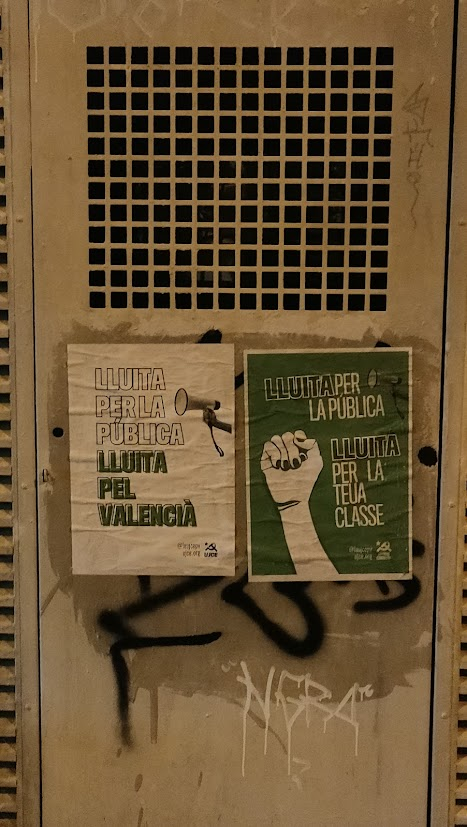 laUJCEPV's tweet photo. Lluitar per una educació pública, gratuïta, inclusiva i en valencià és lluitar per la nostra classe, és a dir, pel dret a instruir-nos en la nostra cultura i llengua i per l'elevació de la consciència de la classe obrera.

Els carrers valencians ja ho saben! https://t.co/tM9TgwawCj