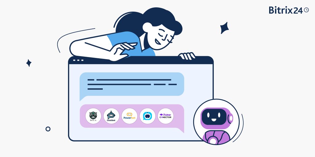 I migliori chatbot per potenziare Bitrix24

Rispondere ai clienti sempre in tempo, gestire le richieste ripetitive e tenere tutto sotto controllo su Bitrix24 può diventare complicato.

Ma con i giusti chatbot, molti di questi problemi si risolvono da soli.

In Bitrix24 Market