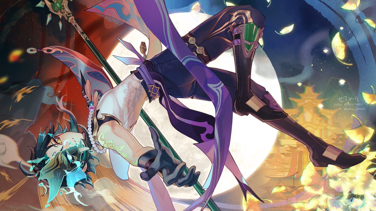 beko_gmsub's tweet image. 🌕👹
#GenshinImpact #Xiao