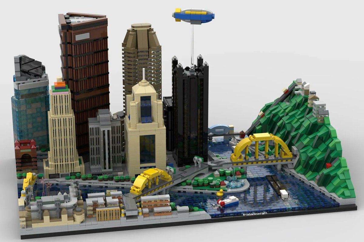 A Downtown Pittsburgh skyline @LEGO set is grossly overdue, but you can help make it happen NOW by supporting a local artist's vision! Costs nothing! Needs about 3K more votes to move to the next phase!

► VOTE: beta.ideas.lego.com/product-ideas/…