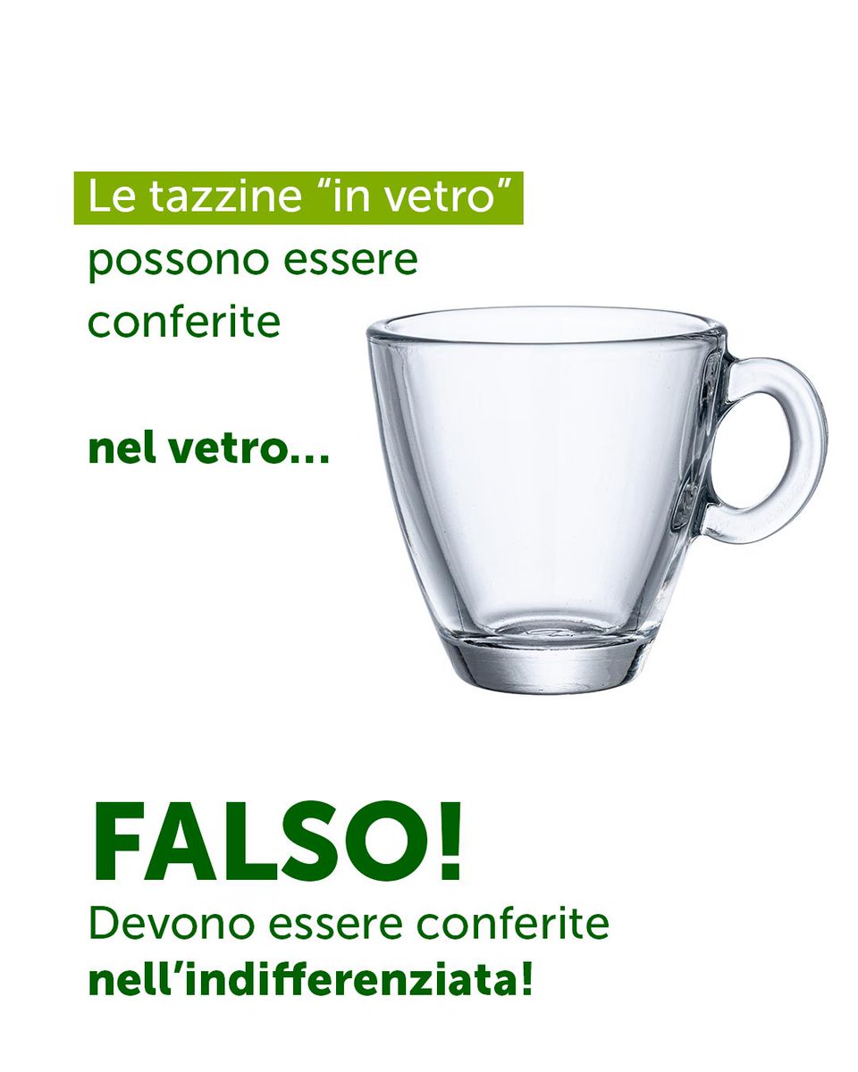 Le 3 regole per un riciclo del vetro perfetto nel tempo di un caffè ☕

Separa sempre il coperchio da barattoli e vasetti, togli il sacchetto e attenzione ai falsi amici: cristallo, ceramica e vetro borosilicato.

#coreve #riciclo #vetro #vetrofalso