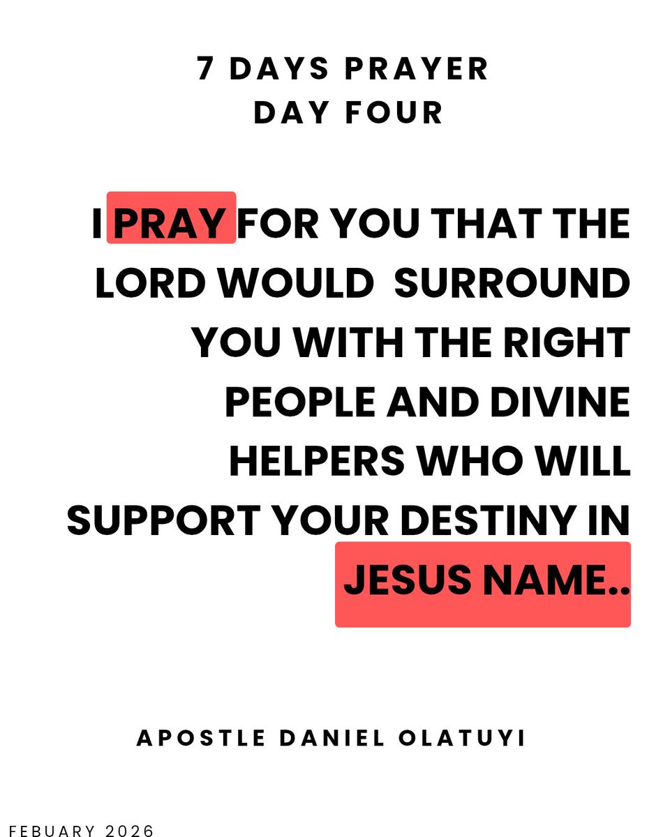 dlcichurch's tweet image. May the Lord surround you with the right people—those who uplift, strengthen, and align with your God‑given purpose. I speak divine helpers into your path, and I declare that every destiny‑shaping connection finds you in Jesus’ name. Amen.

#Day4 #DivineHelpers #RightPeople