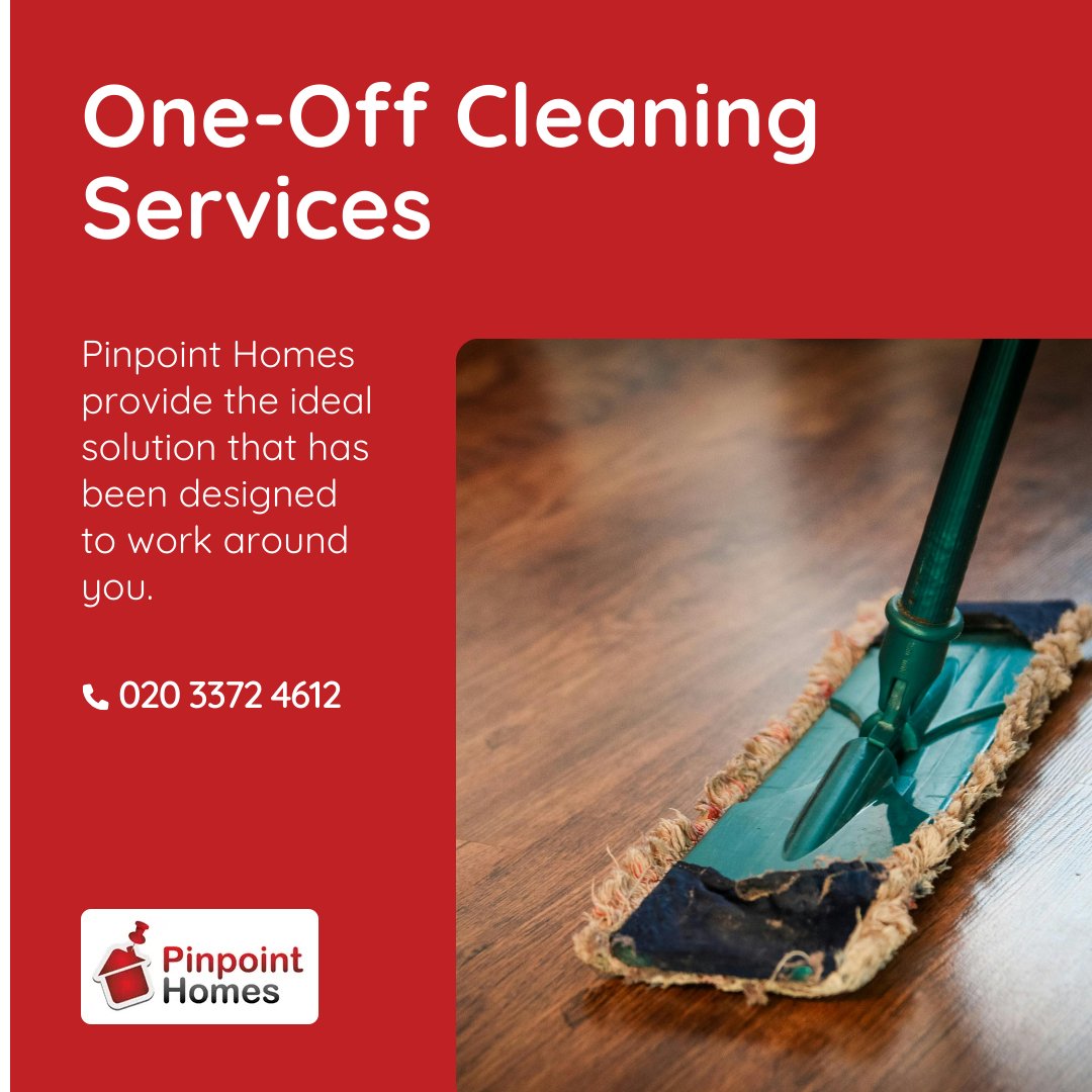 No commitment, just convenience ☝️ Our one-off cleaning service works around your schedule, requirements and property condition, making professional cleaning simple when you need it: pinpoint-homes.com/cleaning-servi… #OneOffCleaning #FlexibleCleaning #PropertyCare