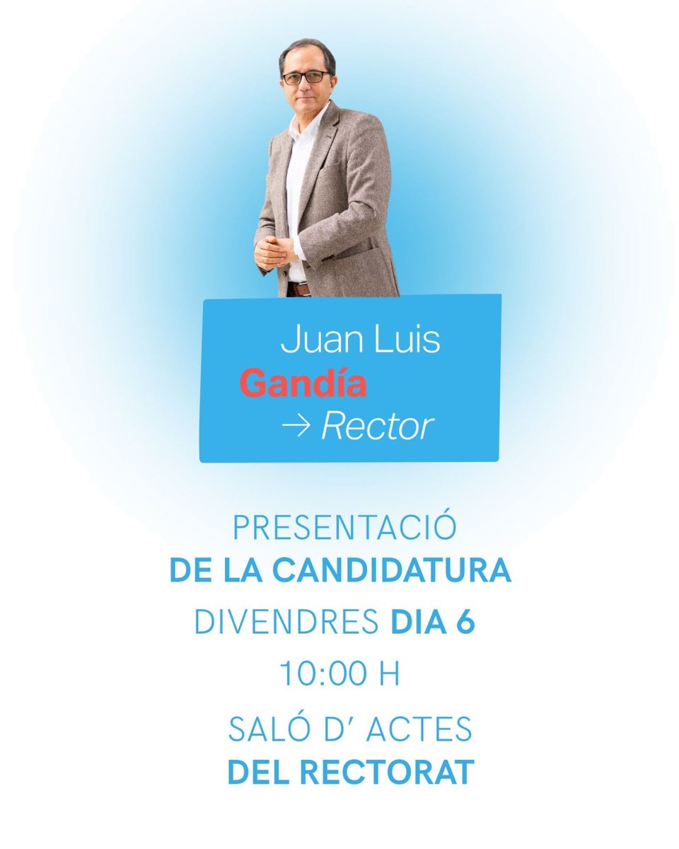 Juan Luis Gandía Cabedo tweet media