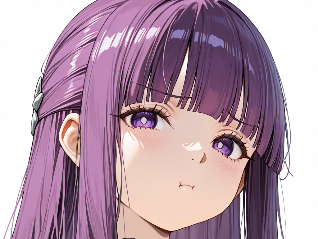 ichiInori's tweet photo. #葬送のフリーレン 
フェルンちゃんのプクーとチュッ