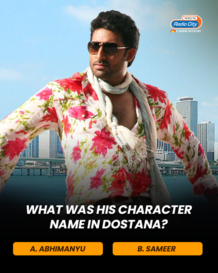 radiocityindia's tweet photo. #ContestAlert

Guess these character names of @juniorbachchan and stand a chance to win amazing goodies 🎁

T&C:
1. Share your answers in the comments section
2. Participants have to follow @radiocityindia
3. Repost this post and tag 3 more friends in the comments & ask them to participate & follow @radiocityindia 
4. Hashtag your city name while commenting
 (eg- #mumbai)

#abhishekbachchan #giveaway #RadioCity