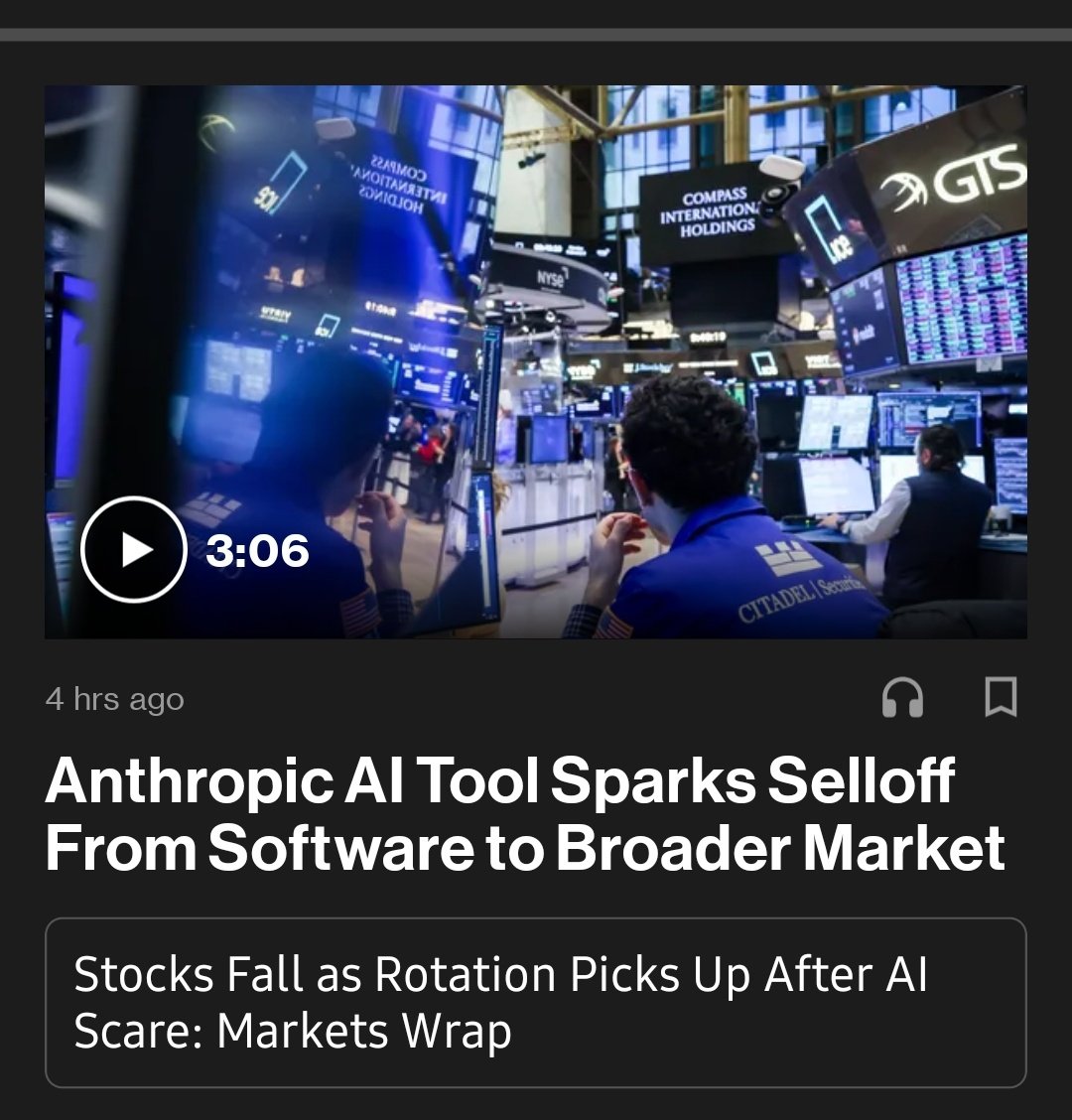 Banbo_Insight's tweet image. 블룸버그에 따르면, 
​오늘 미국 시장에서 가장 충격적인 뉴스는 단연 앤스로픽(Anthropic)이 쏘아 올린 공입니다. 
앤스로픽이 기업용 AI 비서 'Claude Cowork'에 법률 전문 플러그인을 탑재하자마자, 그동안 '철옹성'이라 여겨지던 리걸테크(Legal-Tech) 및 전문 정보 기업들의 주가가 추풍낙엽처럼…