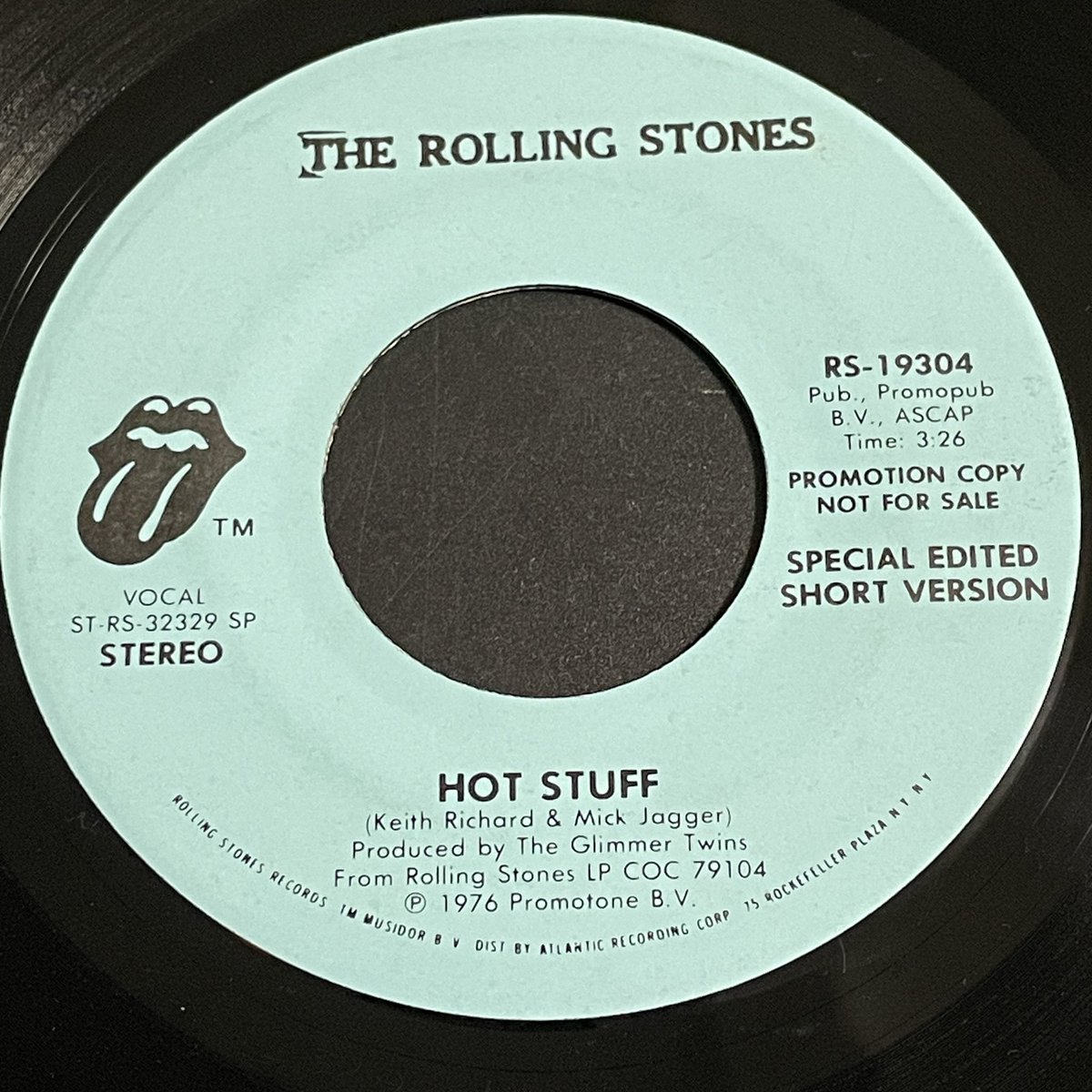 本紙🎣特製釣果】HOT STUFF | THE ROLLING STONES | ℗ 1976 PROMOTONE
