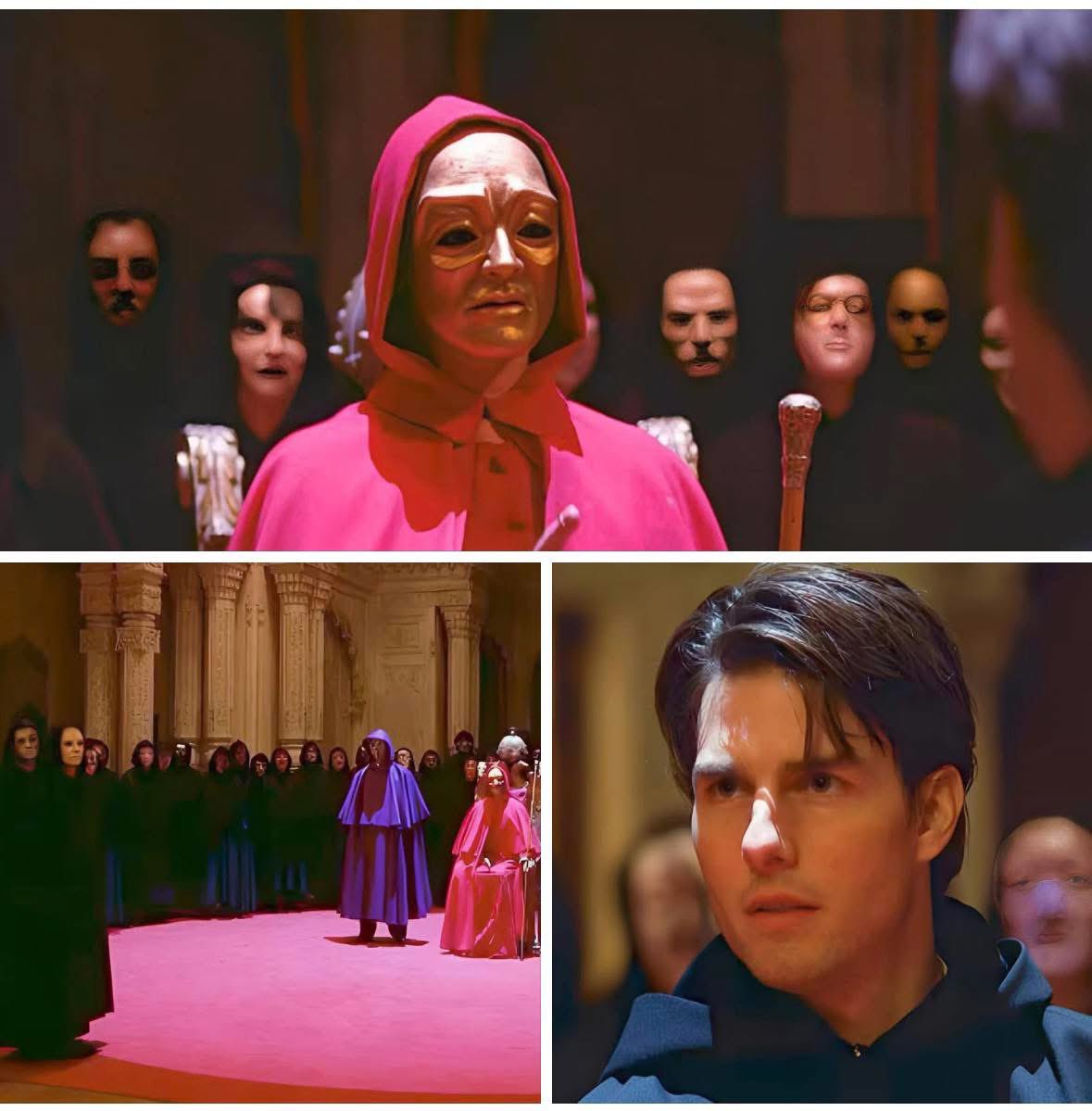 maximumpain333's tweet image. Stanley Kubrick didn't die of a heart attack. They k*lled him days after finishing "Eyes Wide Shut", a movie that shows the exact pedophile parties Epstein ran. Masked rich people, secret passwords, dark rituals, it's all there. Kubrick knew too much.

The big orgy scene isn't…