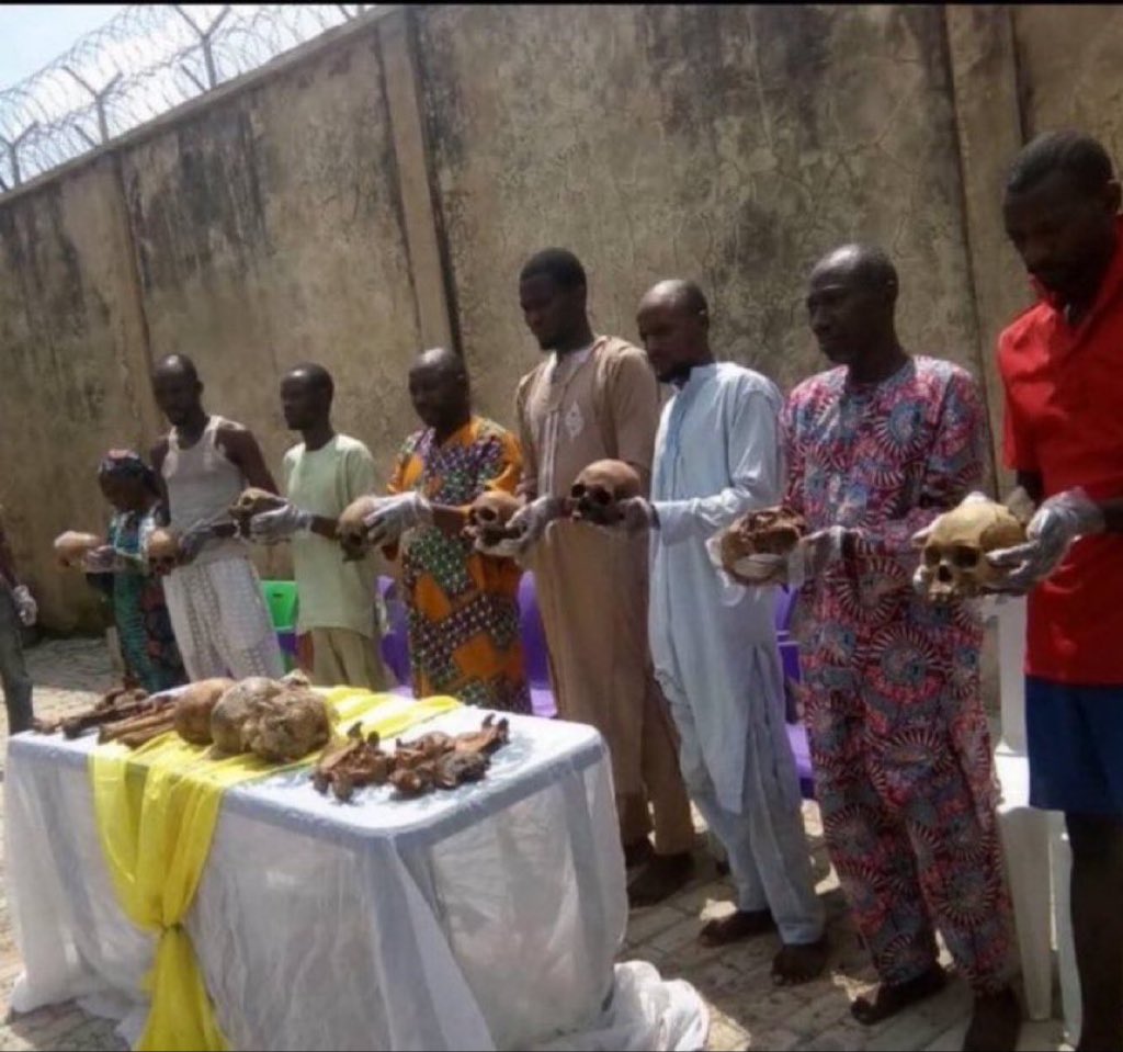 Yoruba cultural heritage of skull mining
