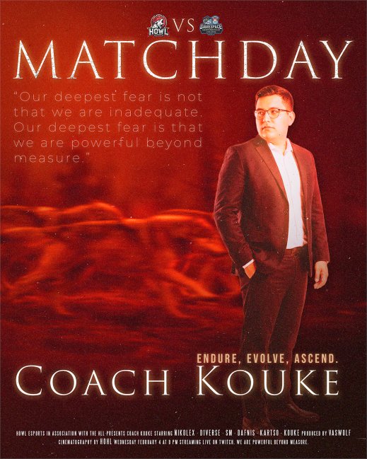 We are a coach's team. Tactical, resilient &amp; constantly evolving. 

Fighting for every pixel that is given to us.

Tonight we face at 19CET vs <a href="/GamespaceEsport/">Gamespace Esports</a> , with something to prove. 

On our "endure" era.