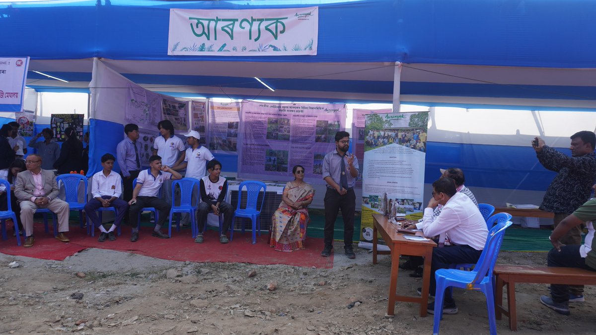 aaranyak's tweet photo. 💚 Aaranyak at #AsomSahityaSabha 2026

Aaranyak showcased the science behind conservation at the 12th Special Pancharatna–Guwahati Session from Jan 31-Feb 3 at Srimanta Sankardeva Kalakshetra in Guwahati.

Through an interactive stall at the Science Exhibition, our research-driven and tech-enabled initiatives engaged litterateurs, teachers, researchers, students and the wider community.

#ScienceForConservation #Biodiversity #NortheastIndia #Aaranyak
