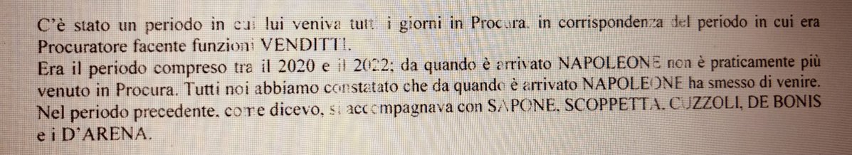 Paura del Procuratore Fabio Napoleone eh?!?!  
#garlasco 
Per chi crede che l’operazione #clean sia terminata, beh, siamo solo all’inizio.