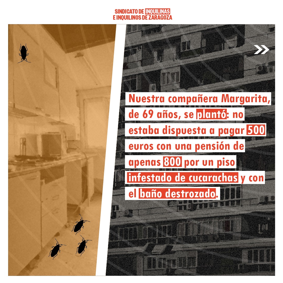 InquilinasZgz's tweet photo. Ayer el Gobierno aprobó una nueva moratoria aún más restrictiva, poniéndose una vez más del lado de los caseros.
No podemos seguir confiando en sus promesas. Solo la organización de la clase trabajadora pondrá fin a esta crisis, atacando de raíz el negocio de la vivienda. (1/2) https://t.co/4PLYPUzICO
