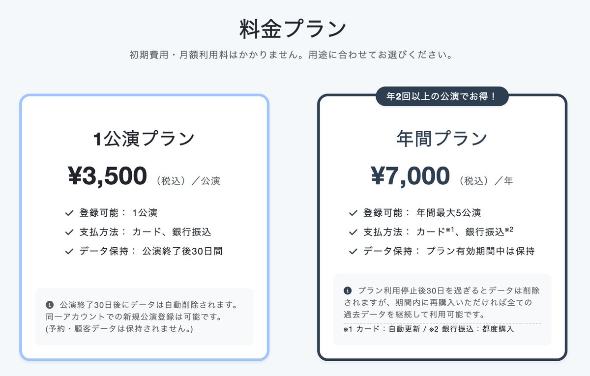 ━━ [ NEWS ] ━━━━━

📣 Tolpa 有料版リリース！

━━━━━━━━━━━━  

💻シンプルさが好評の予約システムが
さらにパワーアップして再登場！

🎫料金プラン、マニュアルは
WEBサイトよりご覧ください。

🔗
reserve.tolpa.jp