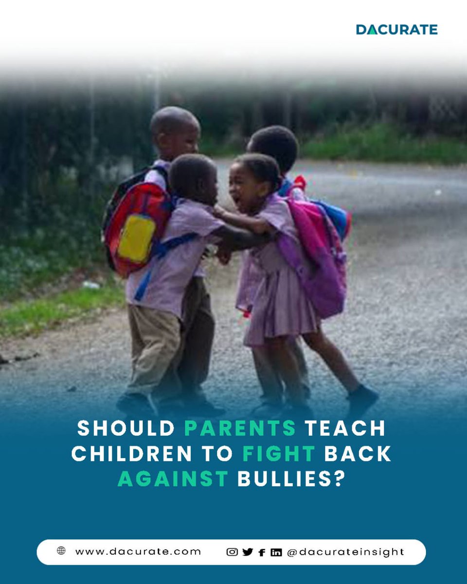 Would you teach your children to fight back against bullies?

Share your thoughts with us in the comments.

#dacurateinsight
#Askseries
#parentsandrelationships