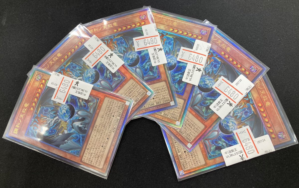 遊戯王】 「調和ノ天救竜｣レリーフのお値段を調整させていただきました