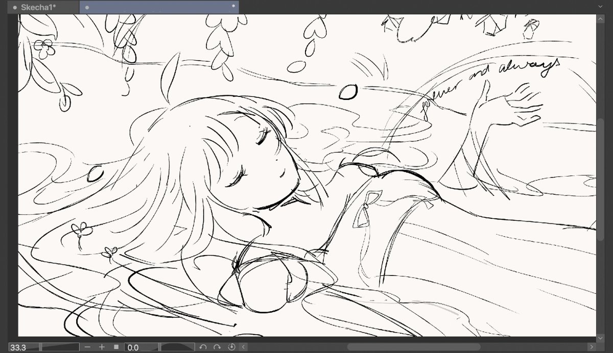 I was inspired by a landscape I saw