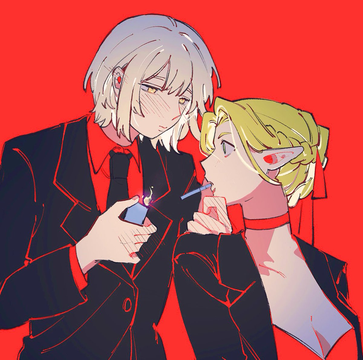 2024년 5월.                                          2024년 10월.
리메이크해서 2026년 2월 버전을 그리고 있어요~
그림체 얼마나 변했을지 두근두근