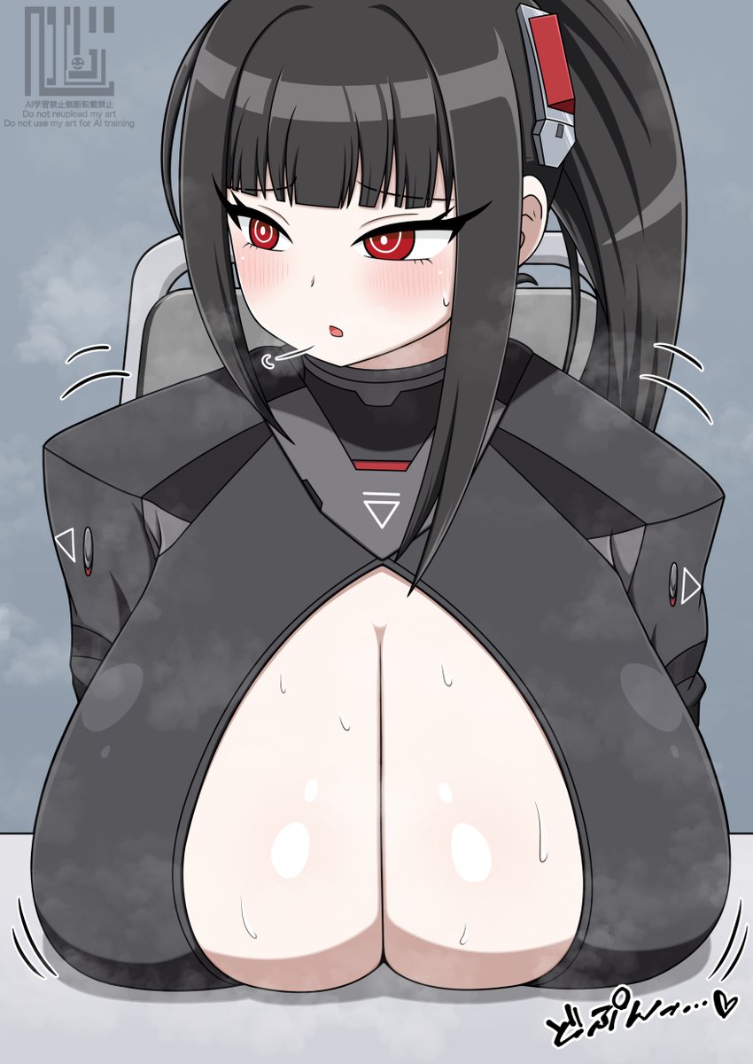 戦闘後で椅子に座って休憩するリオパイセン
#ブルアカ 