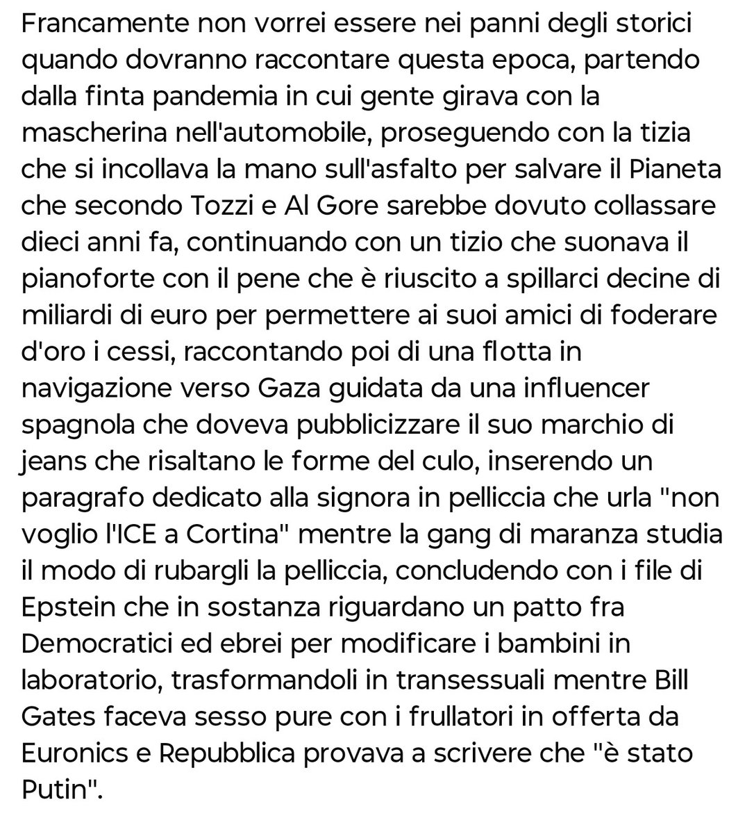 Riassunto non solo degli #EpsteinFiles, ma di questa intera epoca.
