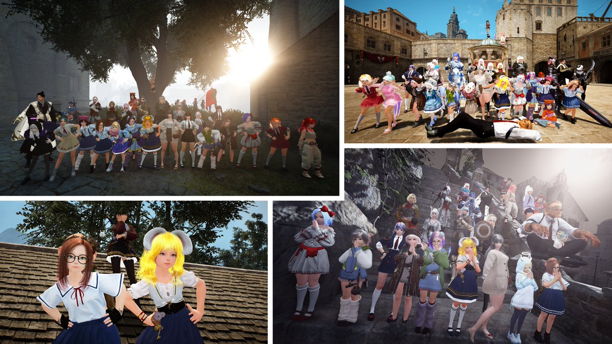 月曜日はテッサさん主催
第248回 #くろさば月曜撮影会 に参加

今回はｶﾙﾌｪｵﾝ厩舎番ロマリー集合
…どれｗ名前で判別できる人いるのかな？
問題"ｶﾙﾌｪｵﾝには厩舎番が何人いる？"
この問題は黒い砂漠の定番ですねｗ
#黒い砂漠PC