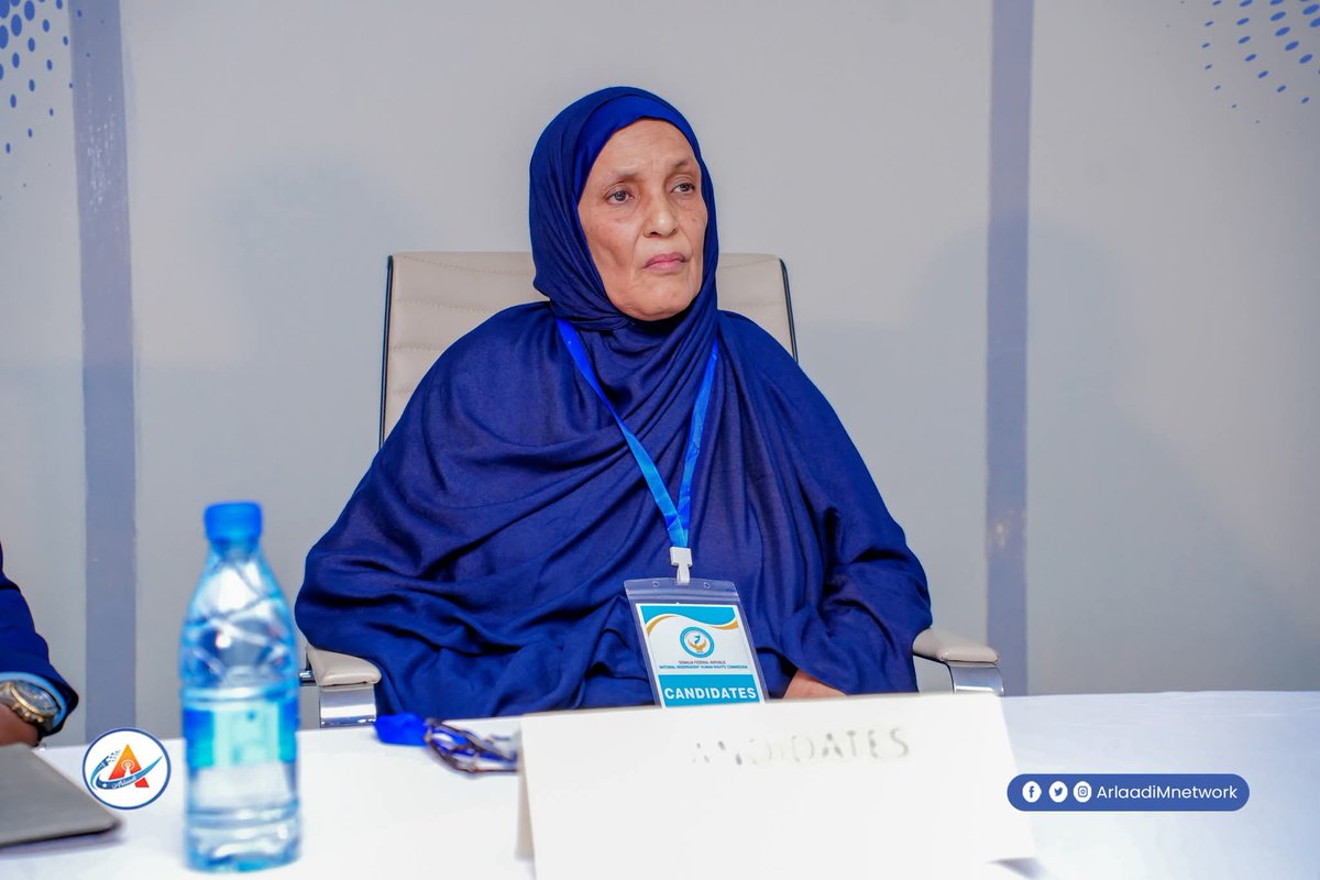 SOMWA4's tweet photo. We extend our heartfelt congratulations to Dr Maryam Qaasim on her election as the Chairperson of the Somali Independent Human Rights Commission today.

SOMWA has consistently advocated for this position to prioritise women's leadership, especially at a time when men head all the other independent commissions in Somalia. Today’s outcome is not only a personal achievement for Dr Maryam but also a meaningful step forward for gender representation in national leadership.
We also warmly congratulate Fadumo Abdiqani on her election as Secretary of the Commission and Mohamed Harun, a person with special needs, on his election as Deputy Chairperson.
This is a new milestone for inclusion, representation, and human rights leadership in Somalia.

#womenInLeadership 

@UNWomen_Somalia @UNTMIS_ @UKinSomalia @UNFPA_SOMALIA @MFamily_HRD