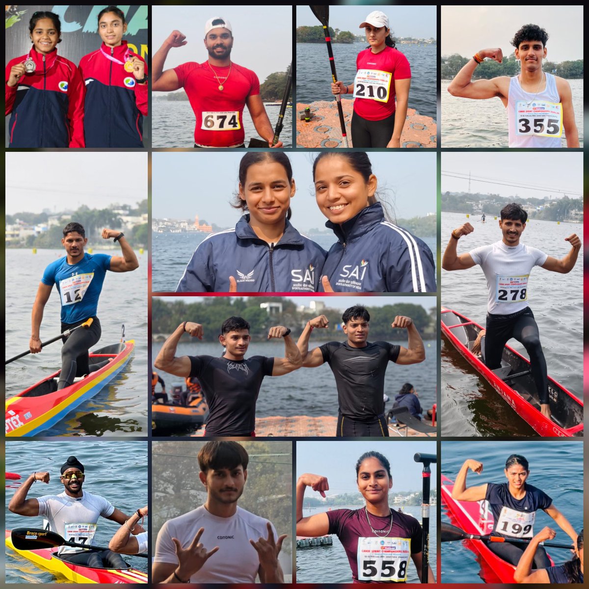 🌊🛶 Our Aqua Rangers created a giant wave of 2️⃣2️⃣ 🏅medals at the 36th National Sprint Championship (K&amp;C), delivering a truly standout performance on the national stage!

🥇 Gold Medal Winners
• Vishal – C1 (1000 m &amp; 500 m)
• Krishna Jat – C2 (1000 m)
• Yogita – C1 (500 m) &amp;