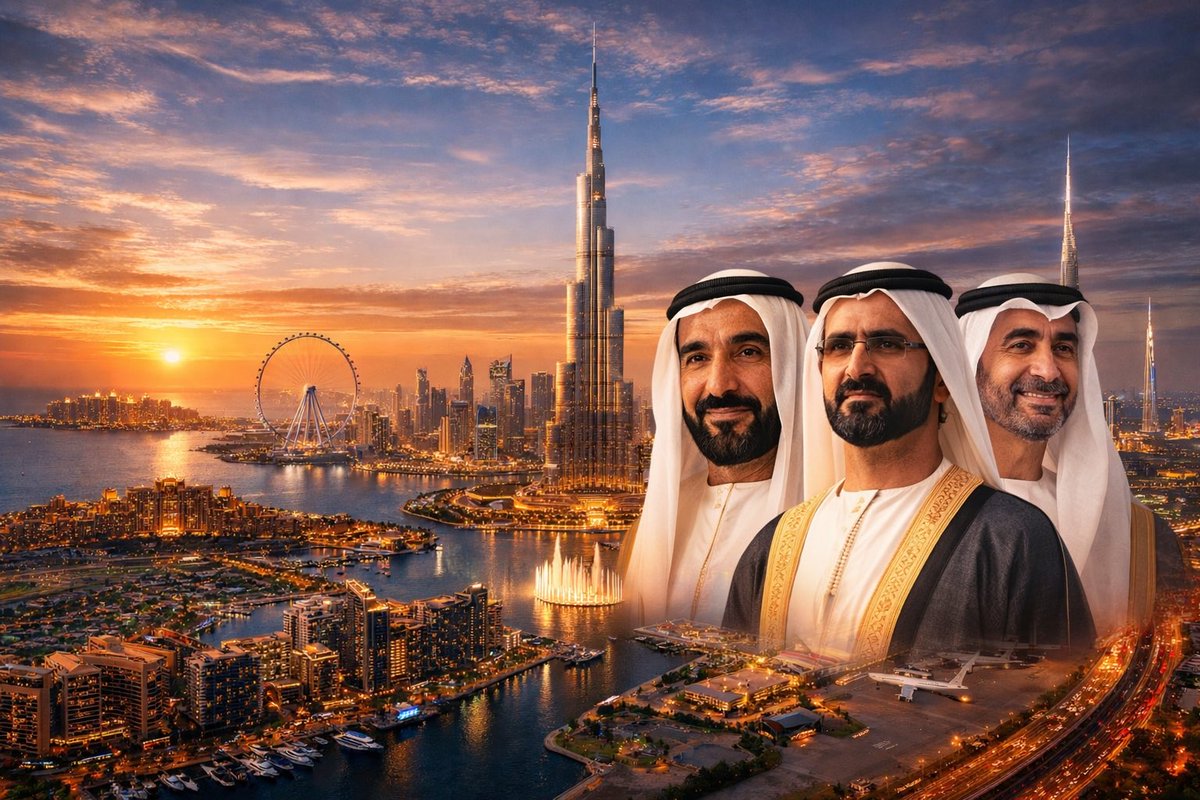 Dubai, UAE 🇦🇪 from desert → megacity → global hub. No oil dependency. Just leadership, vision and execution.

🏙️ Burj Khalifa – World’s tallest building
🏨 Burj Al Arab – Sail-shaped luxury icon
🛍️ Dubai Mall – One of the largest malls on Earth
⛲ Dubai Fountain – World’s