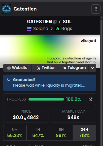 bonded $GATESTIEN

the next pandemic will be agentic...

EEbU2YghbzNfvr6qYHo73AM3zmdJn84p6ZCF8VdRBAGS