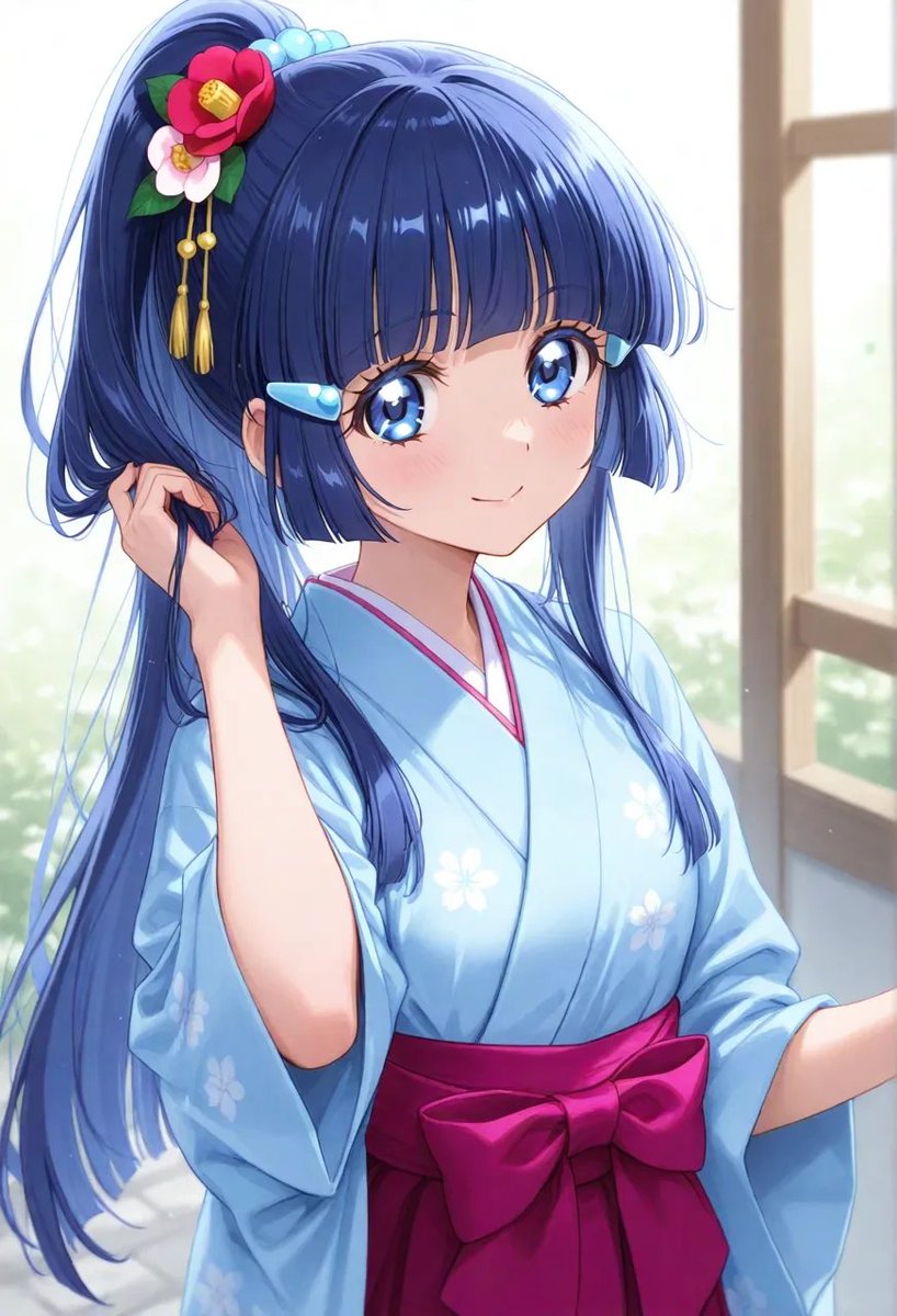 ２月８日はつばきの日

椿の髪飾りが気に入ってる青木れいかちゃん

どうでしょうか。似合っていますか。
わたし、この髪飾り…本当に好きなんです

＃つばきの日　＃今日は何の日　＃青木れいか