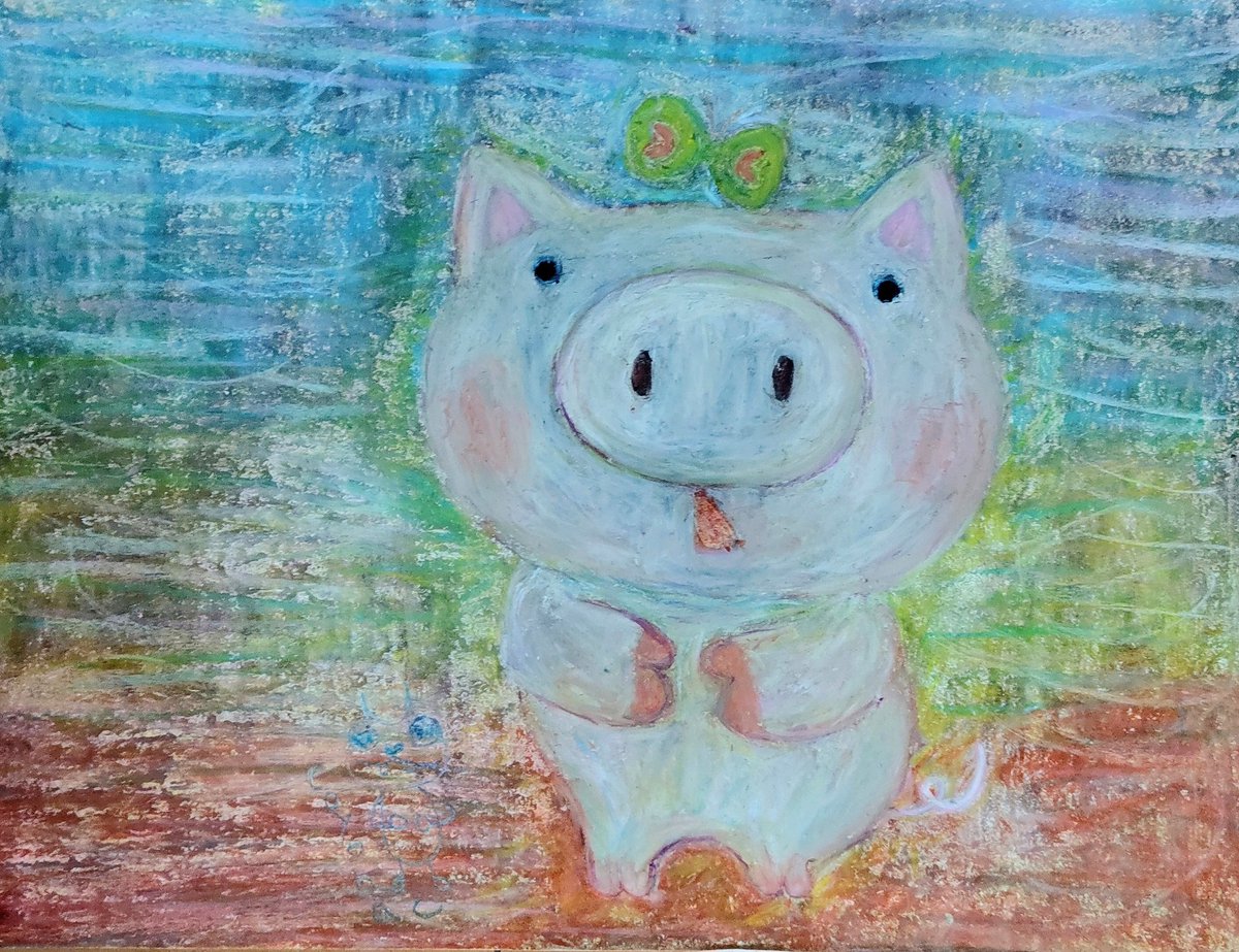 『 🦋 hungry 』
このコ の ダイエット
きっと 明日からよ
coyonac

Oil pastels on paper

#DietingPiggy
#SnackResistantPig
#OopsTooCute