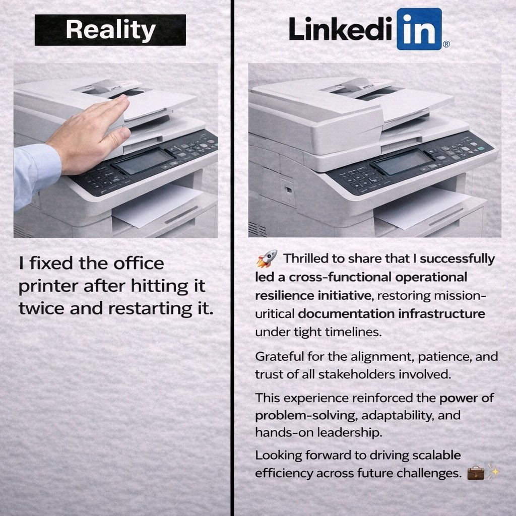 abida_resume's tweet photo. LinkedIn success stories 😆 https://t.co/CjrQZS0qZu