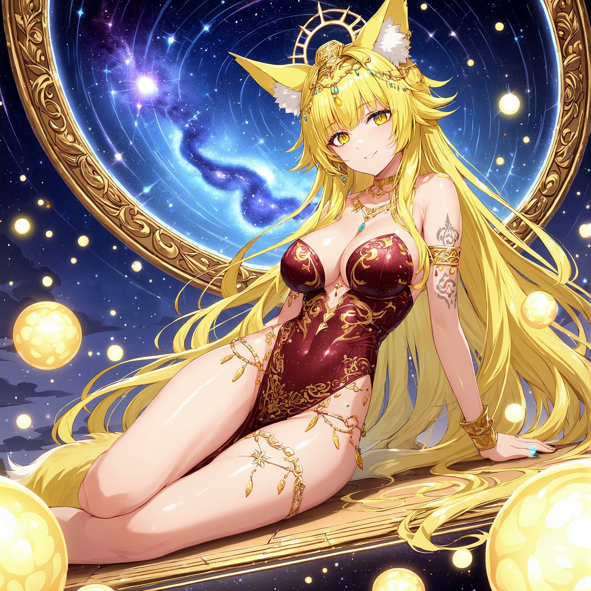 AiKingslayer's tweet photo. This is SFW Art🎨👍

Today I have the pleasure of presenting a character I've been designing for weeks, based in some characters that I like

Her name is Kiara. She's a Kitsune-like (fox girl) who enjoys modeling and eye-catching dresses. I hope anime fans will like her as I do https://t.co/5deugXJy0u