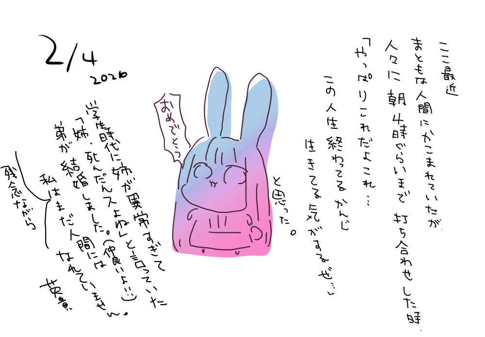 実は、まだギリギリで生きてるんだ… 