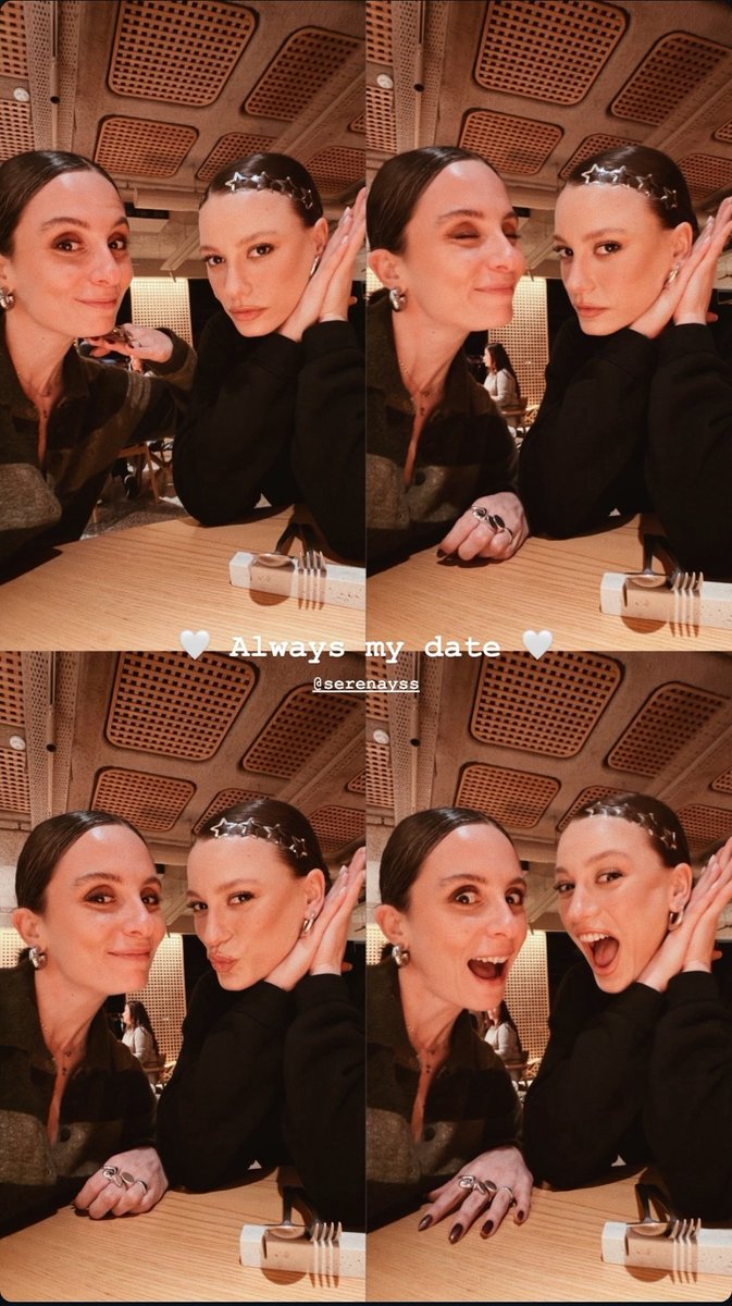 Serenay 🫶 Burcum 
Çok güzelsiniz 💫
#serenaysarıkaya  <a href="/burcumbaygut/">burcum baygut</a>