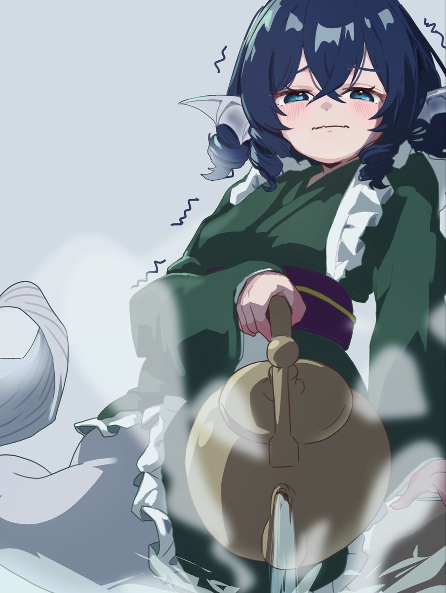 人魚だって寒い　 #東方Project