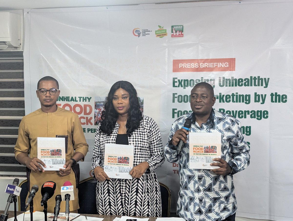 HealthyFood_NG's tweet photo. @CAPPAfrica @ZDooshima @bodufemi @HumphreyUkeaja Presentation of the report and Q&A session
#SSBTax #ReduceSalt #HealthyFoodPolicy https://t.co/0c0QhLBB2N
