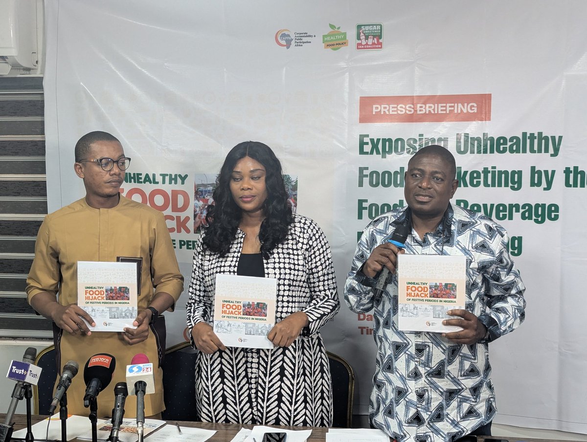 HealthyFood_NG's tweet photo. @CAPPAfrica @ZDooshima @bodufemi @HumphreyUkeaja Presentation of the report and Q&A session
#SSBTax #ReduceSalt #HealthyFoodPolicy https://t.co/0c0QhLBB2N