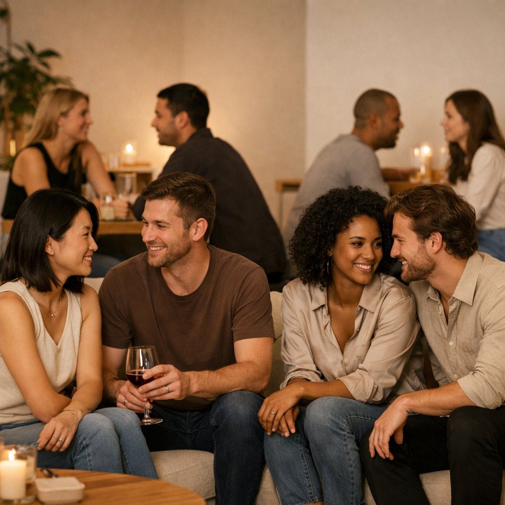 SwingTowns's tweet image. Swinger minimalism is quality over quantity: fewer but better connections, clearer boundaries, and more intentional experiences that keep comfort, respect, and consent at the center ✨

blog.swingtowns.com/quality-over-q…

#SwingerMinimalism #QualityOverQuantity #ConsentFirst