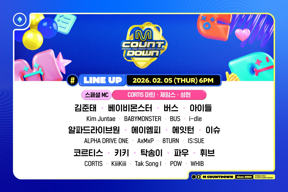 M COUNTDOWN Live tweet media